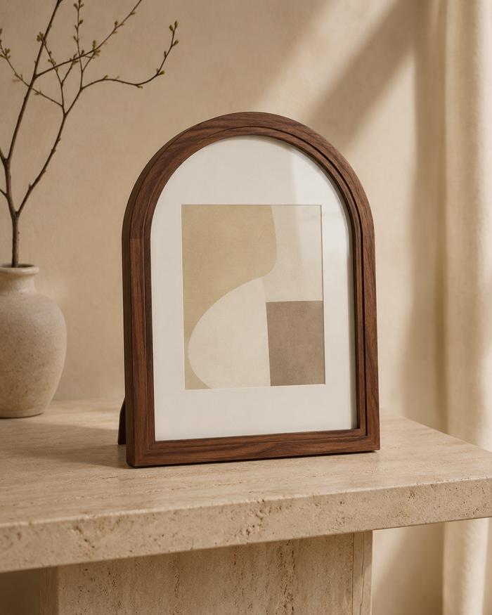 Alder Arch Walnut Frame